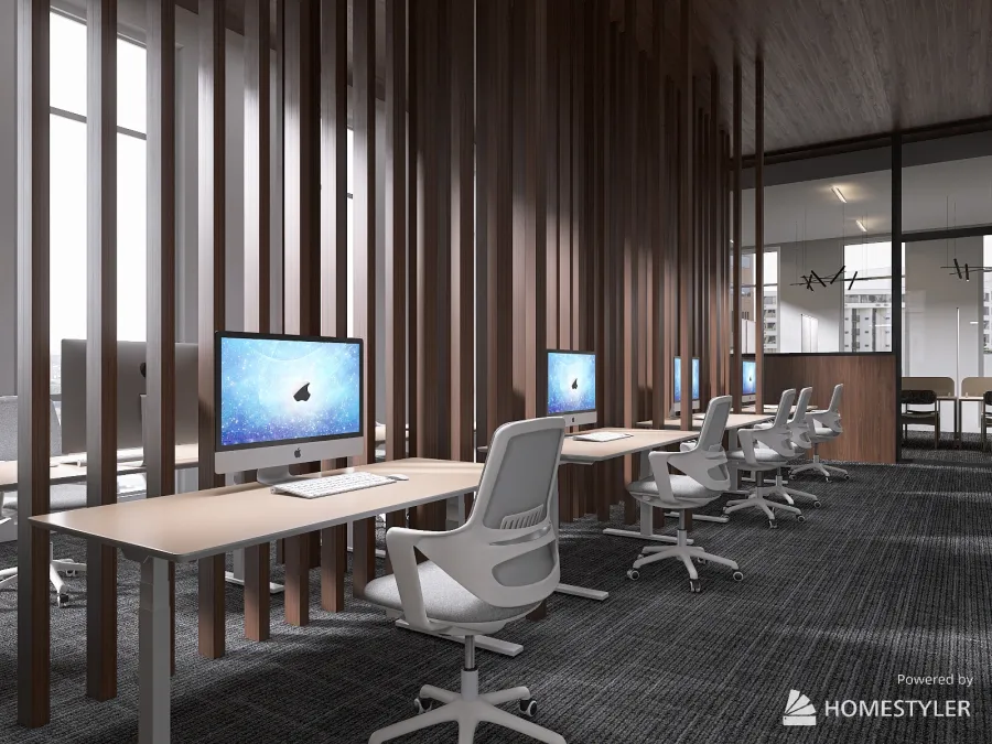 Campus Library 3d design renderings