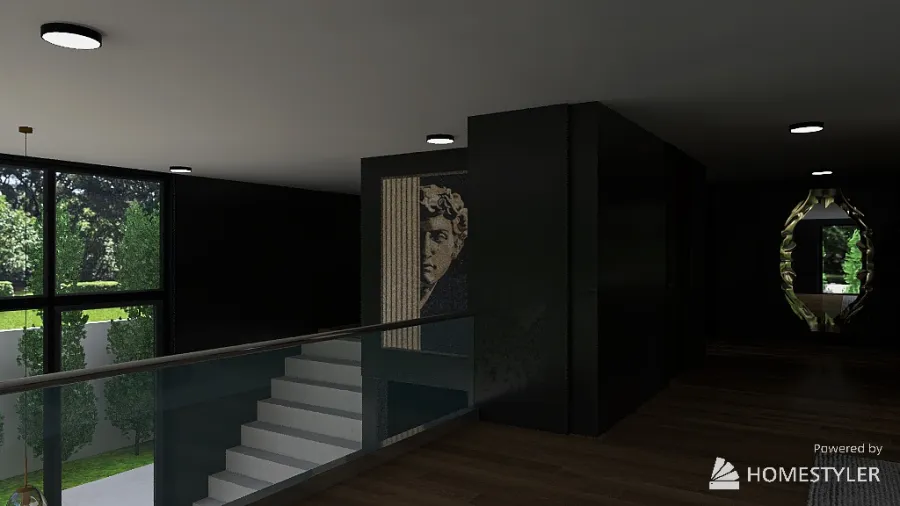 Black & Gray 3d design renderings