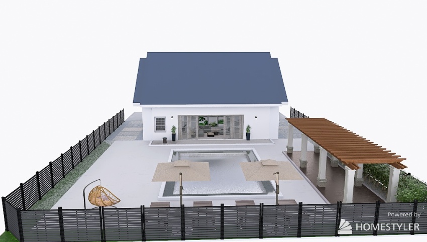 Pool house 3d design picture 907.29