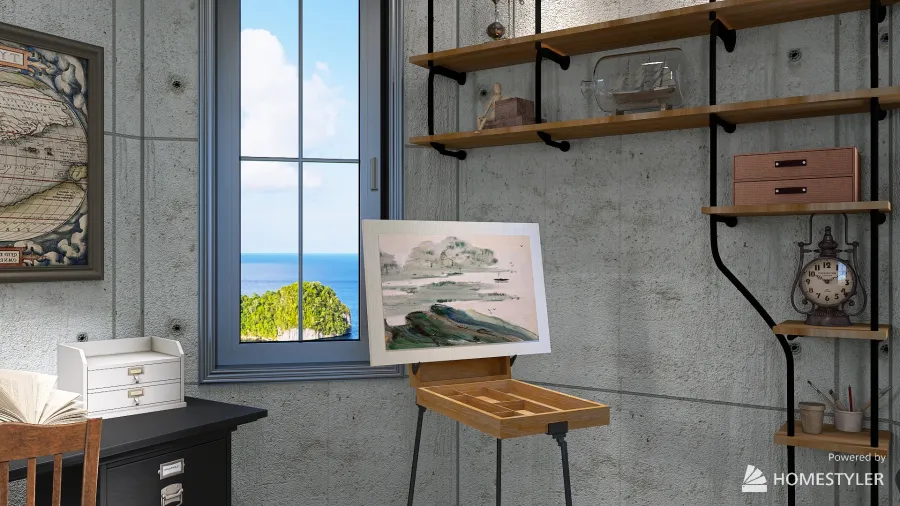 Lighthouse Keeper 3d design renderings