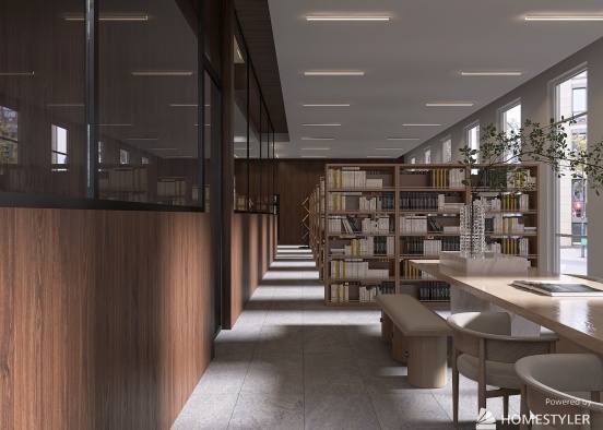 Campus Library Design Rendering
