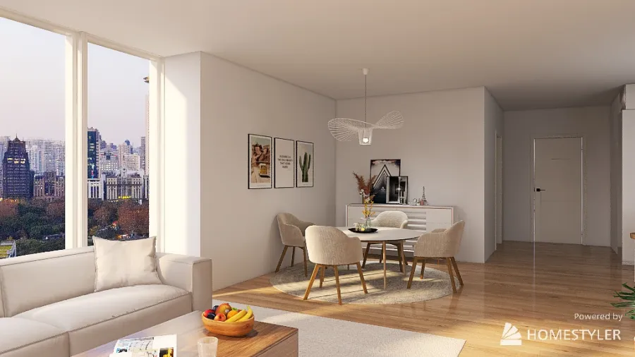 NY City appartment 3d design renderings
