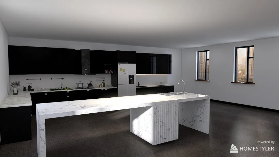 Luxury Style Medium Size House 3d design renderings