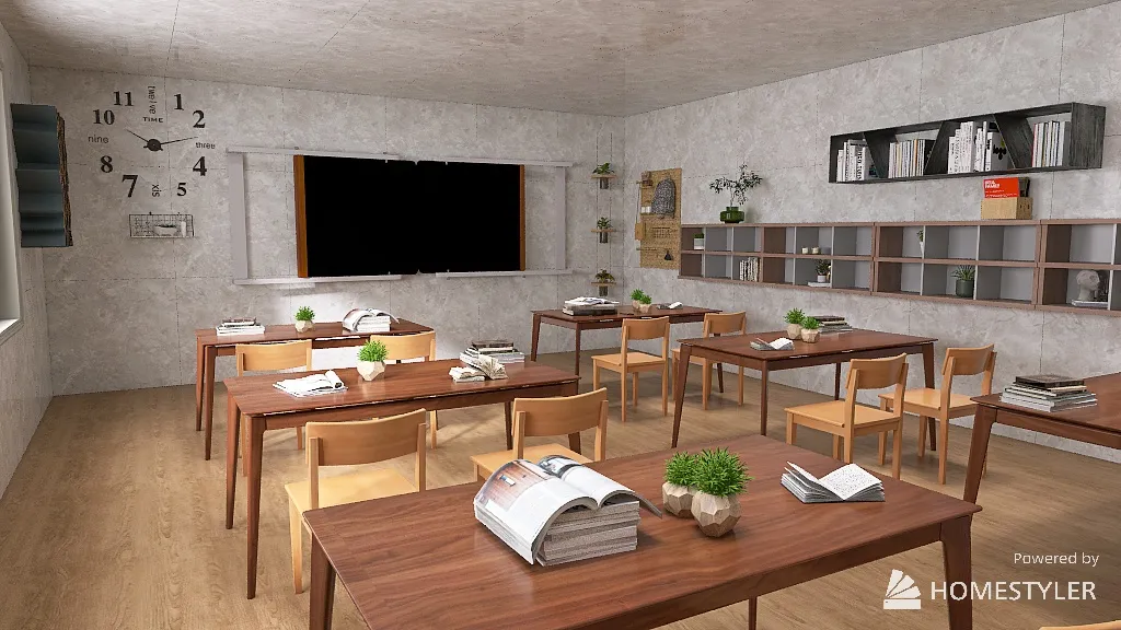 Back to school 3d design renderings