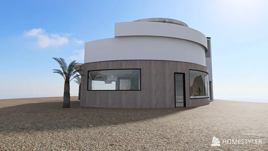 seaside house 3d design renderings