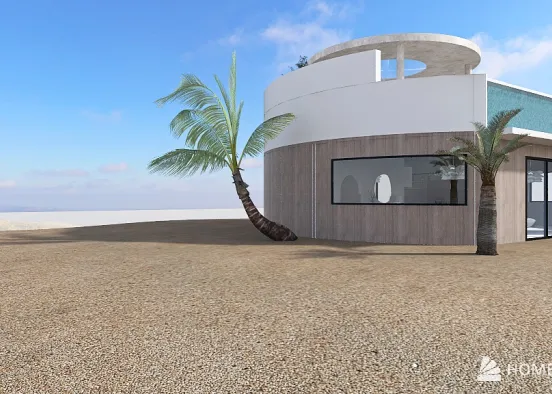 seaside house Design Rendering