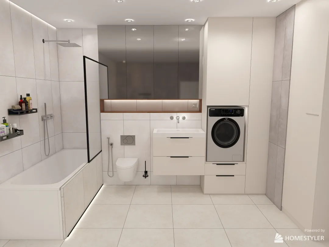 Bathroom I Ванная для Анны 3d design renderings