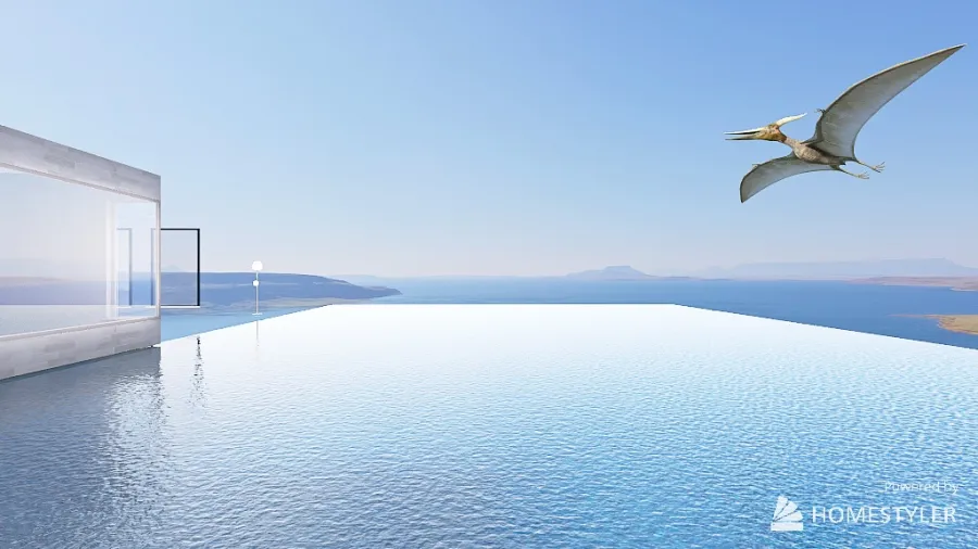 бассейн у океана 3d design renderings