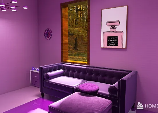 purple House👾💜💟👿🦑🍇 Design Rendering