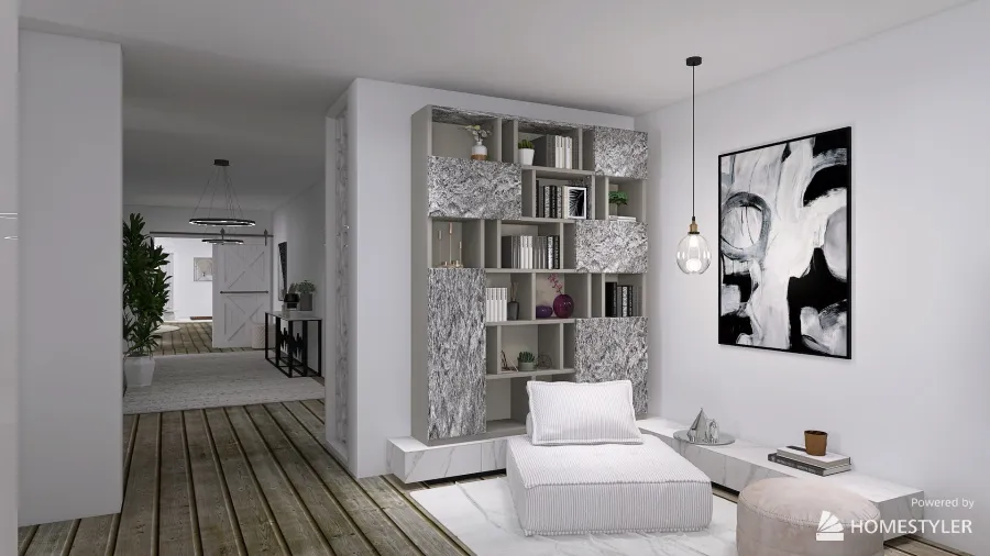 Simply apartament 3d design renderings