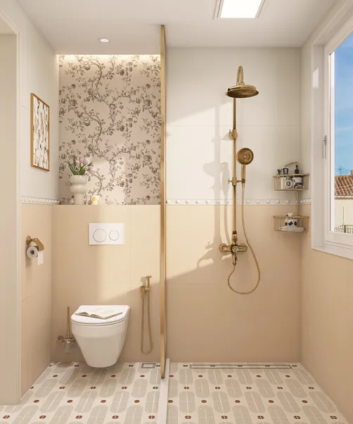 Vintage Bathroom Setup