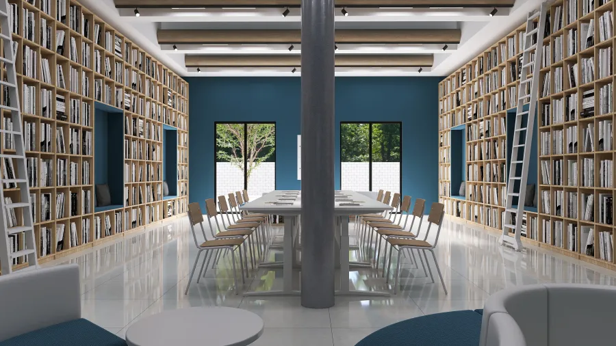 Biblioteca 3d design renderings