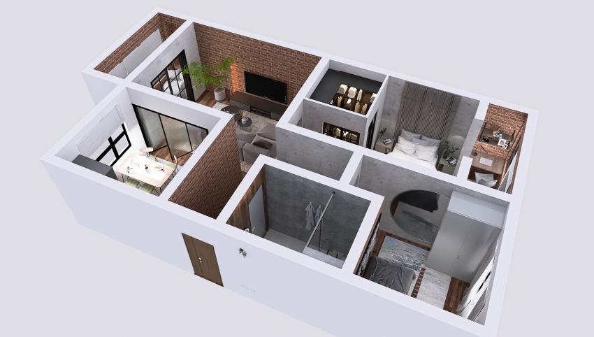 loft apartment 3d design picture 62.37