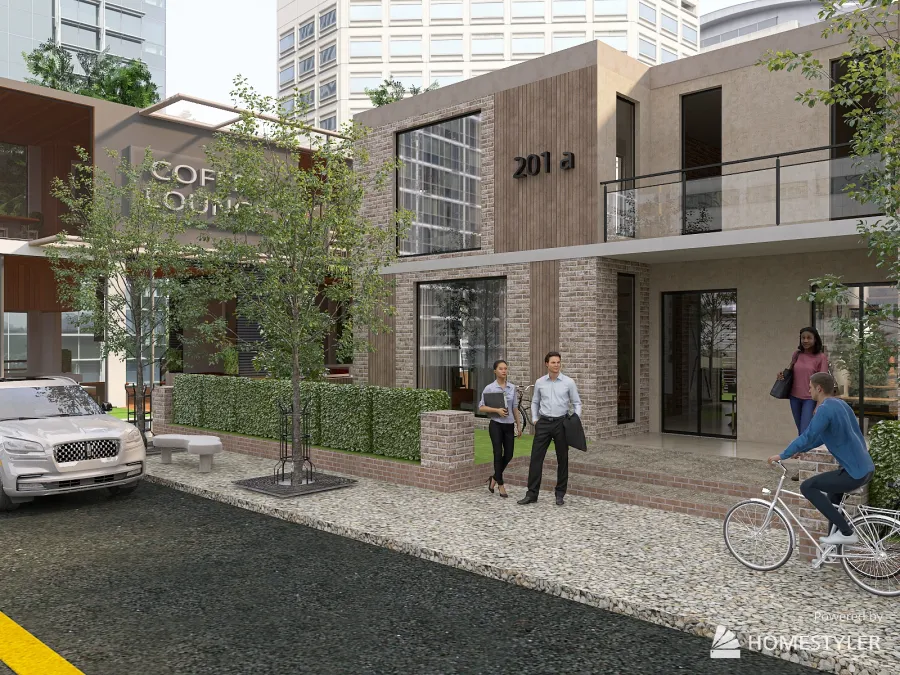 Project: Back to school - Duplex Student Dormitory 3d design renderings