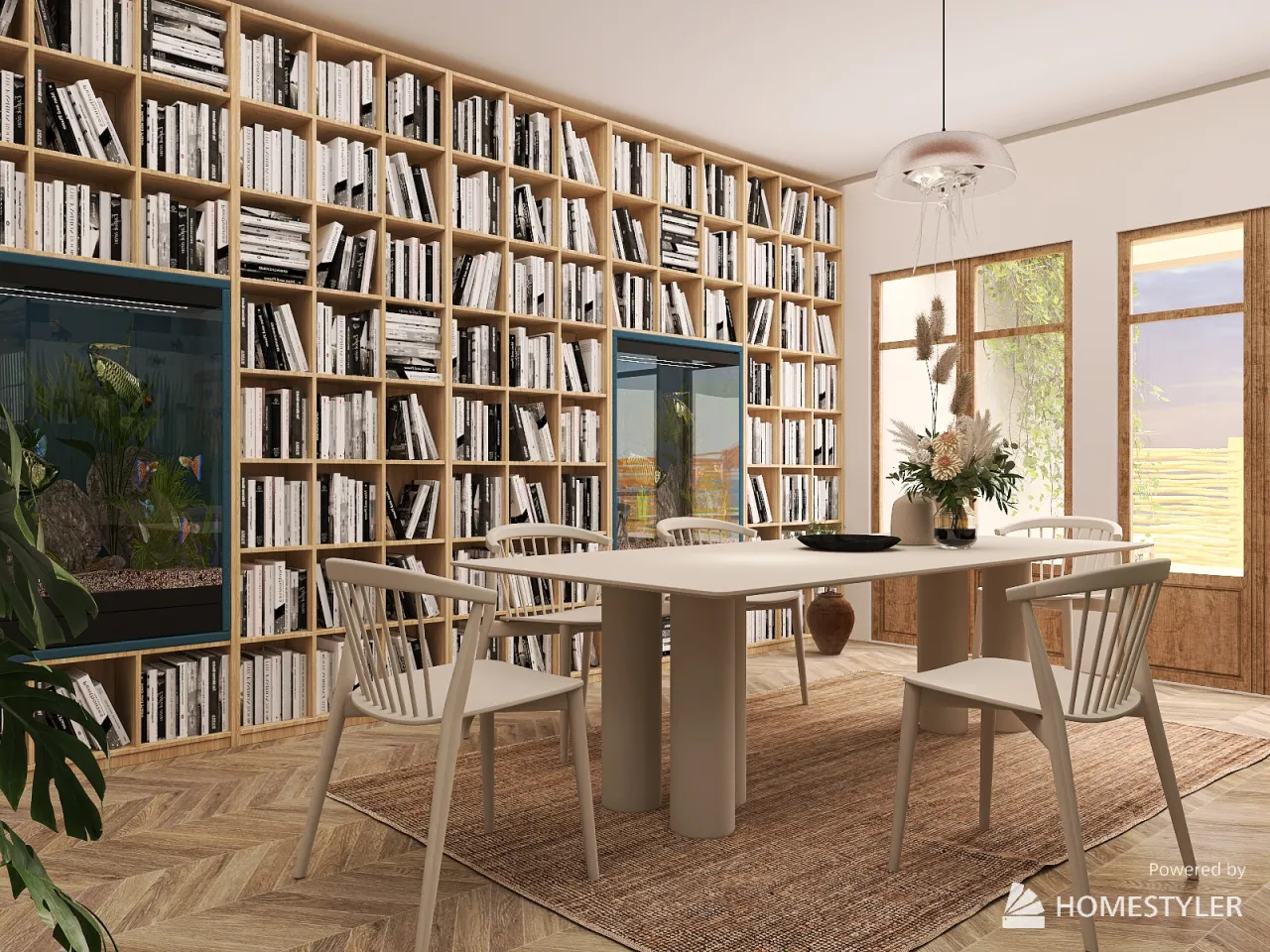 LivingDiningRoom 3d design renderings