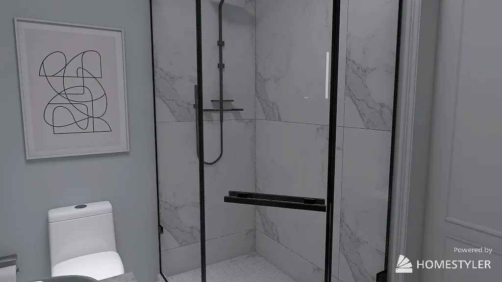 Bathroom 3d design renderings