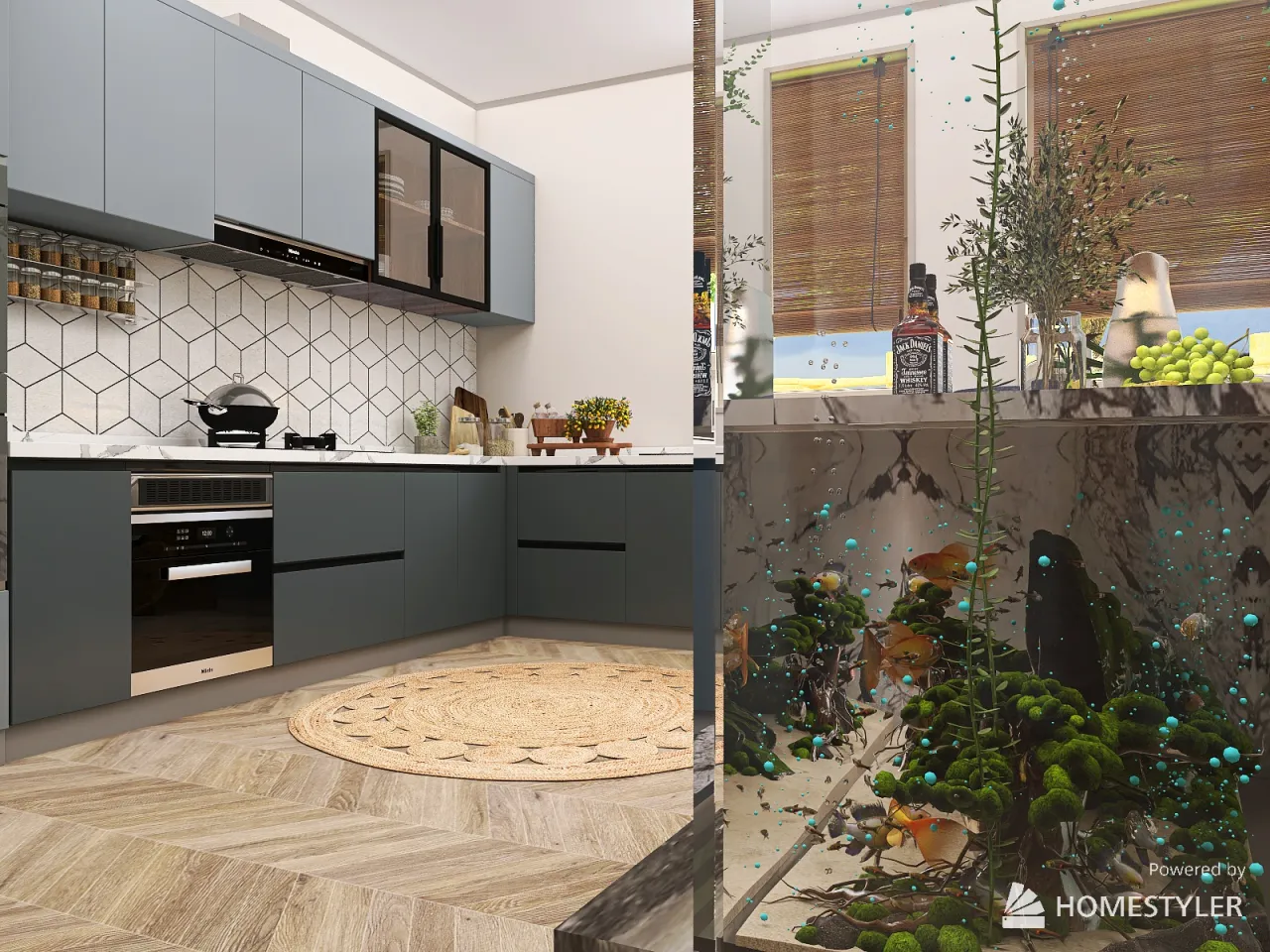 Kitchen 3d design renderings