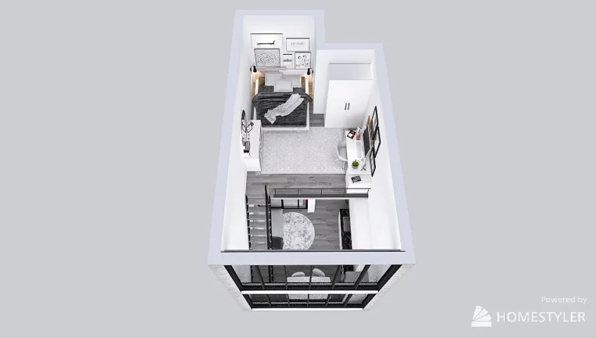 Studio Apt 3d design picture 42.8