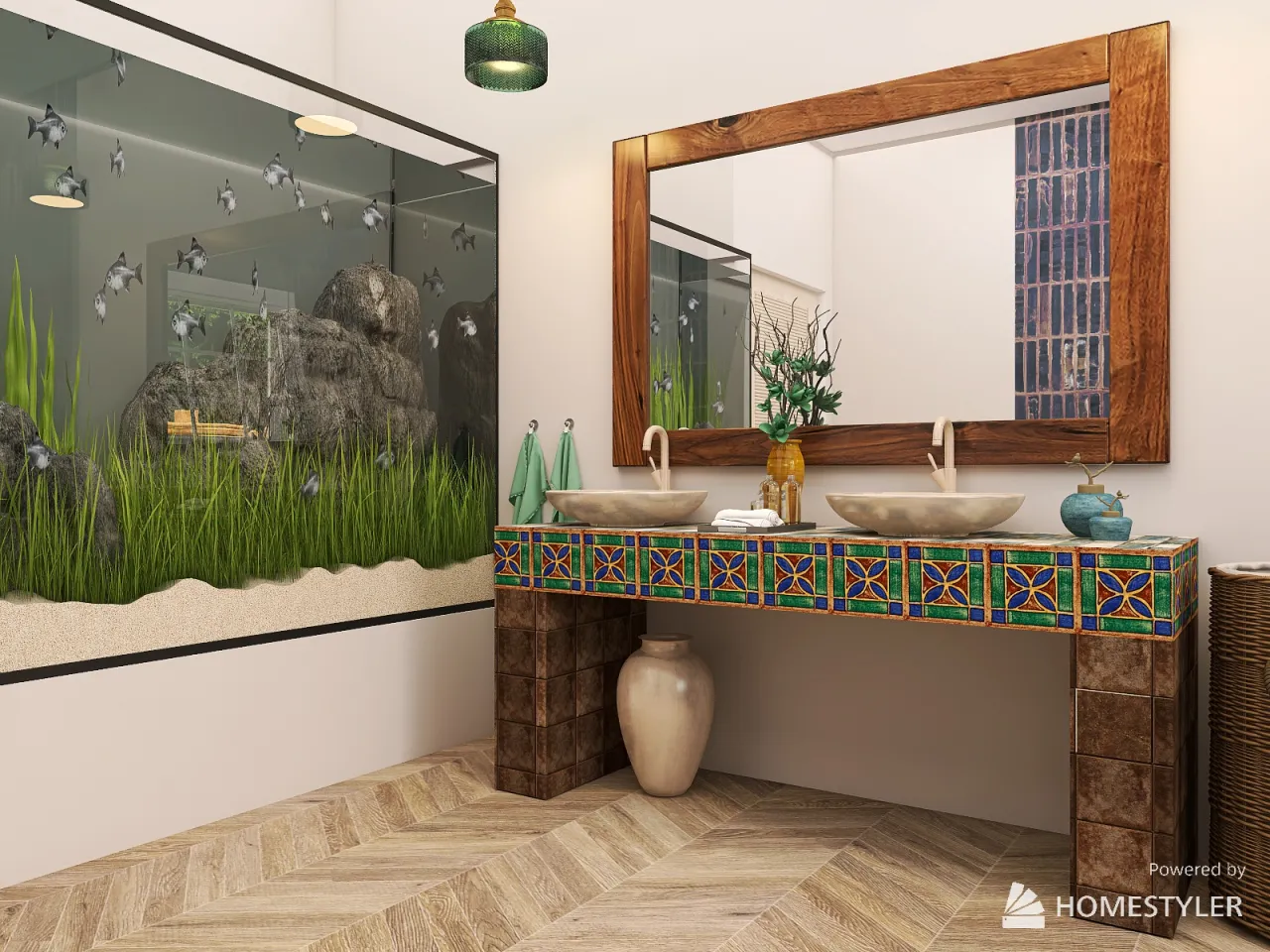 Bathroom 3d design renderings