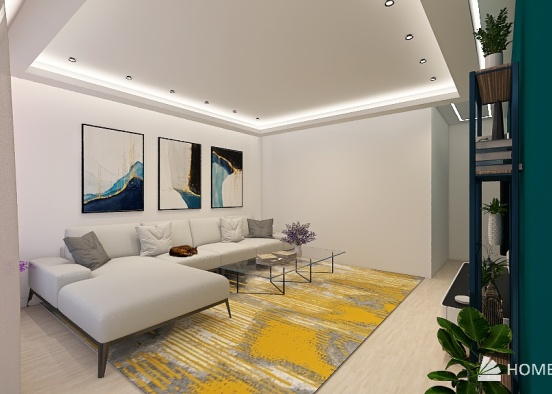 Modern and cozy Design Rendering