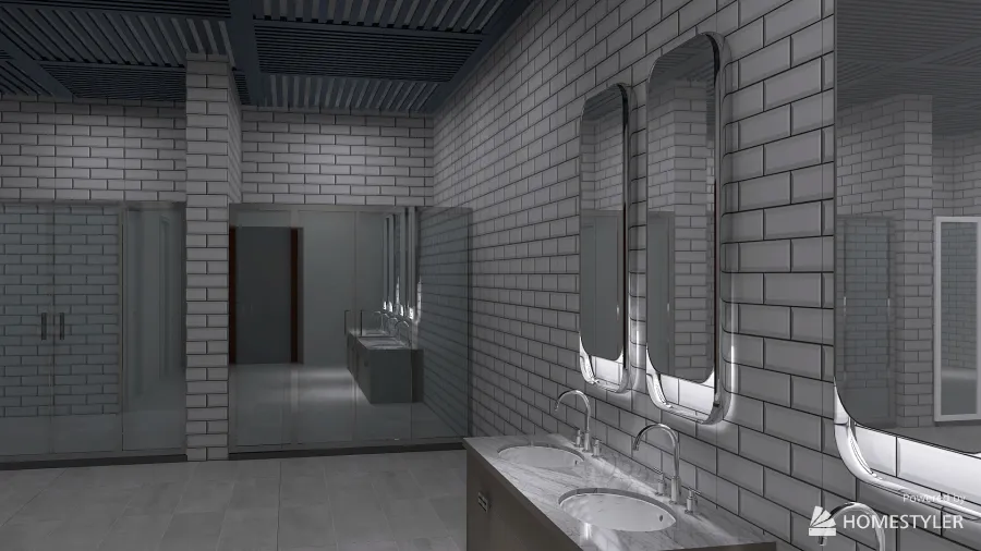 Brim Style Dorm Hall 3d design renderings