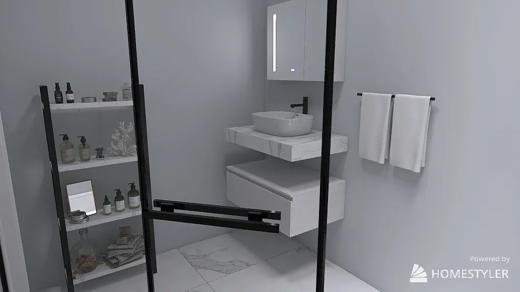 Bathroom 3d design renderings