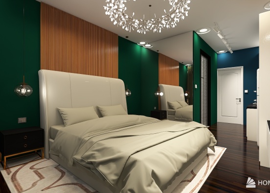 Condo/Hotel Themed Room Design Rendering