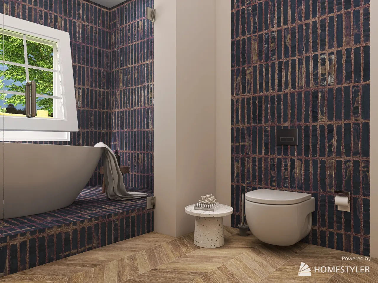 Bathroom 3d design renderings