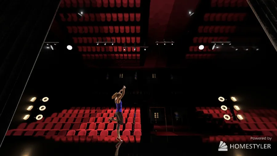 Theatre 3d design renderings