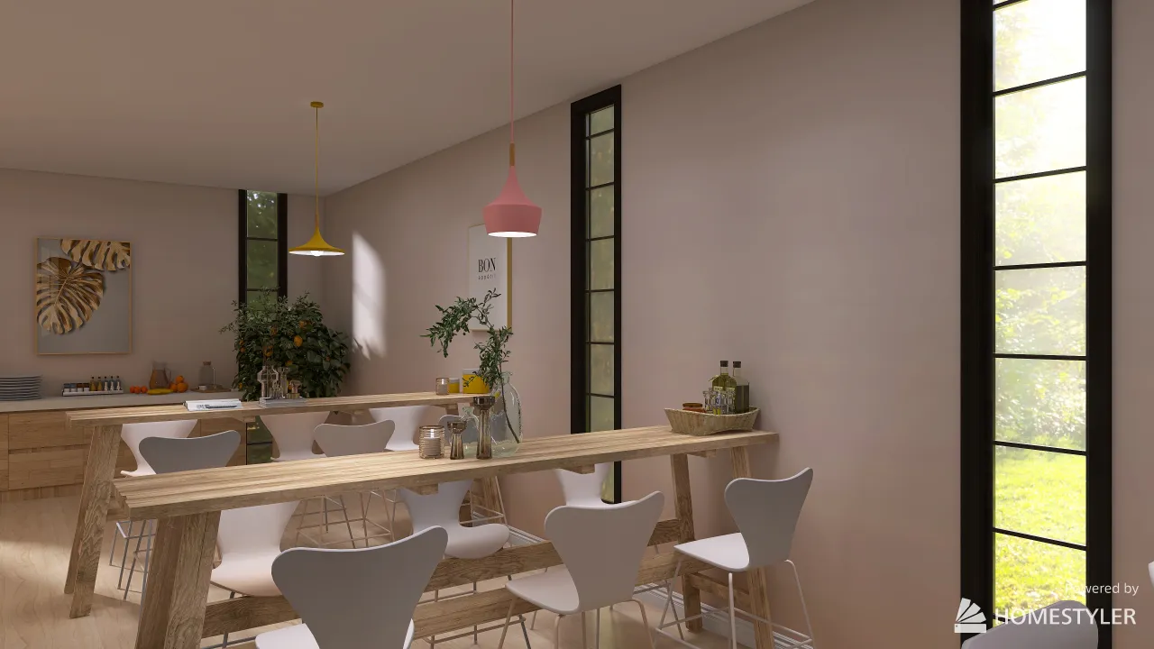 DiningRoom 3d design renderings