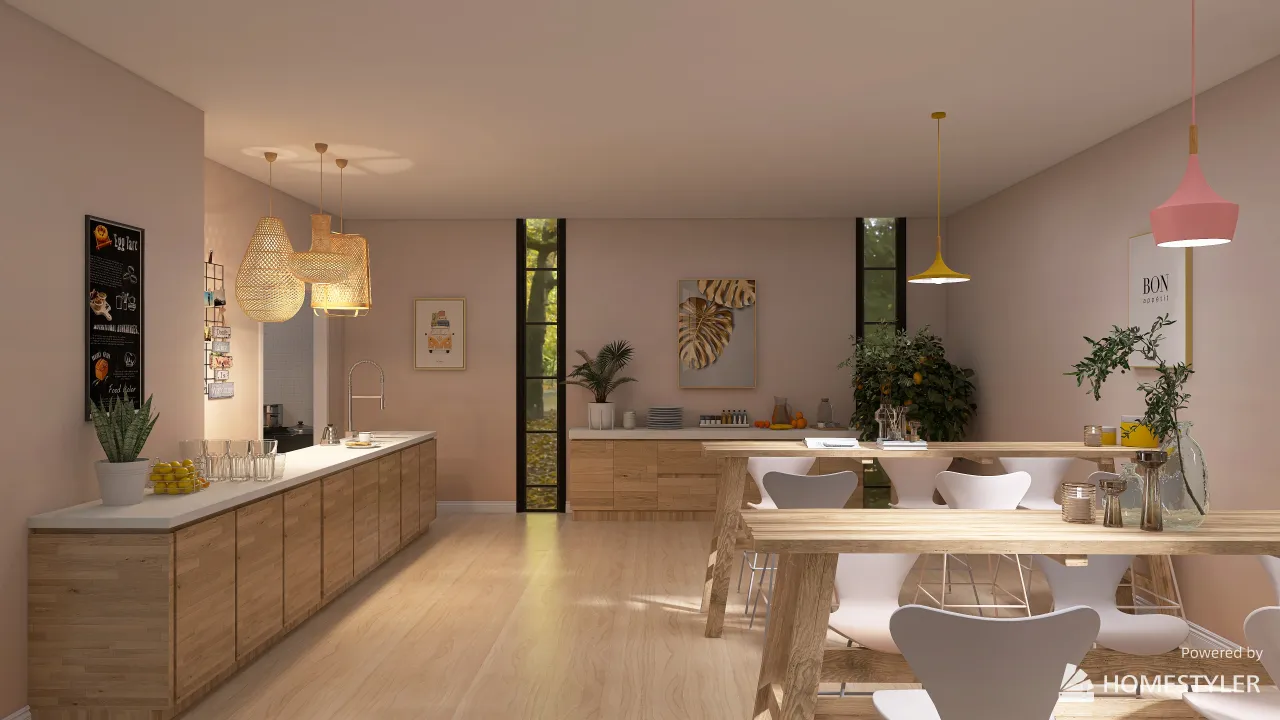 DiningRoom 3d design renderings