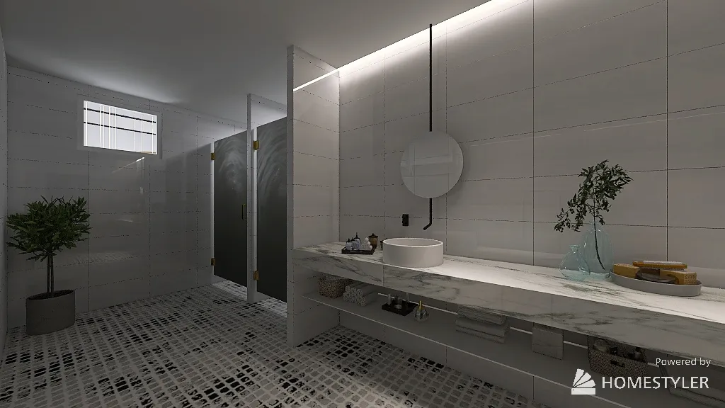 Bathroom 3d design renderings