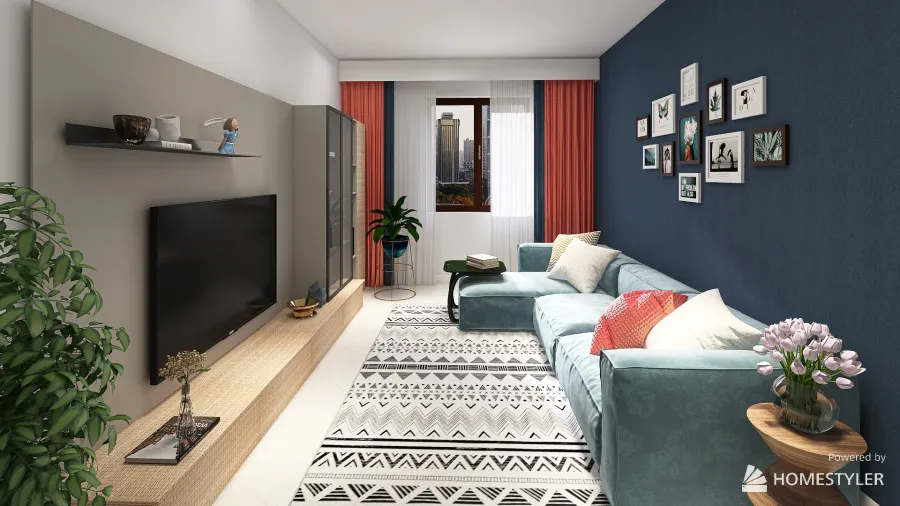 Apartament 3 camere Bucuresti 3d design renderings