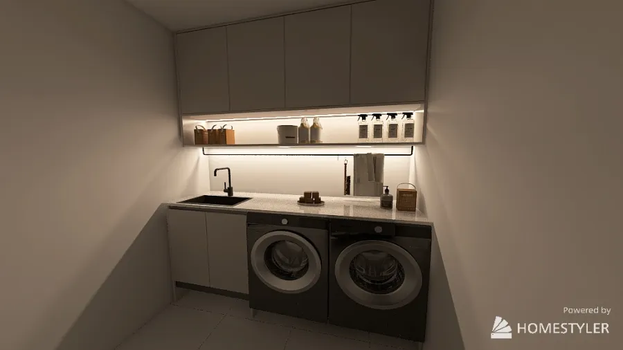 Lavandería 3d design renderings