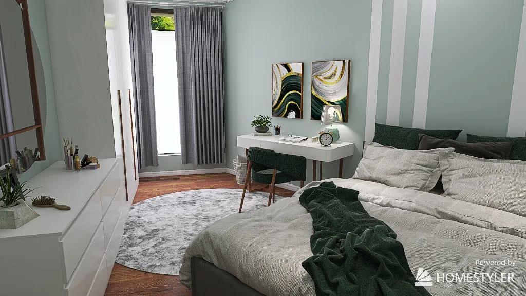 MasterBedroom 3d design renderings