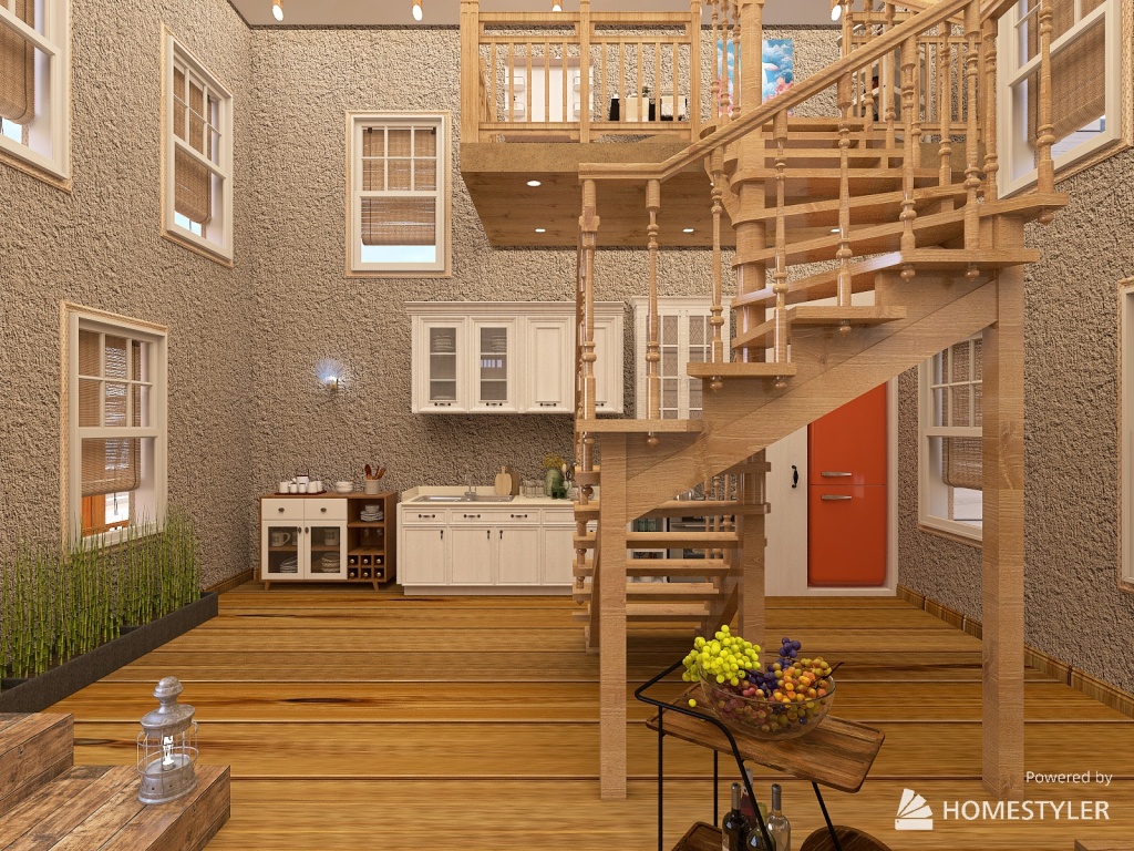 Casa del guardiano 3d design renderings