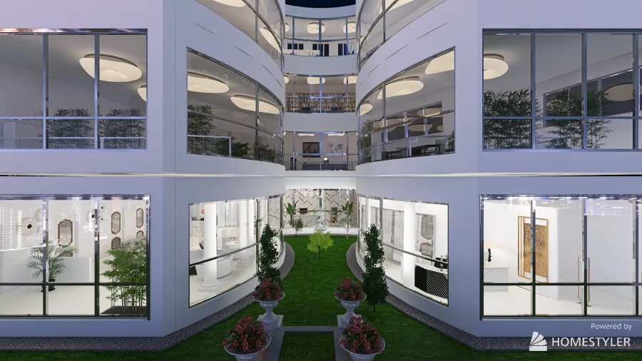 Università Luigi Bocconi - Milano - Itali 3d design renderings
