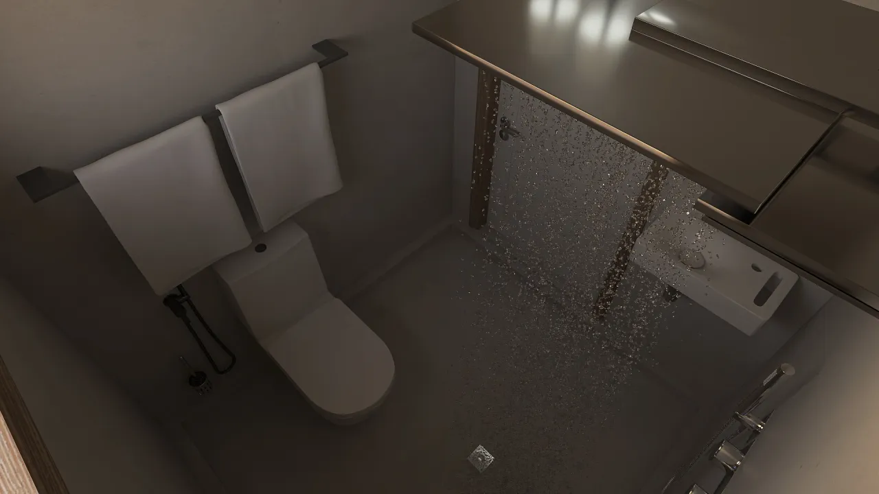 Bathroom 3d design renderings