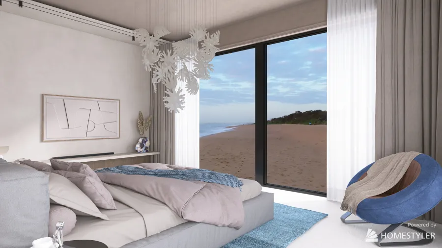 House on the ocean 3d design renderings