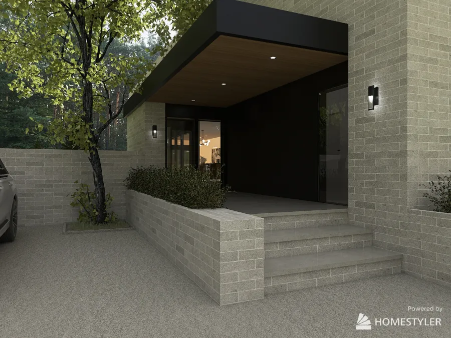 Contemporary Open Floor Plan 3d design renderings