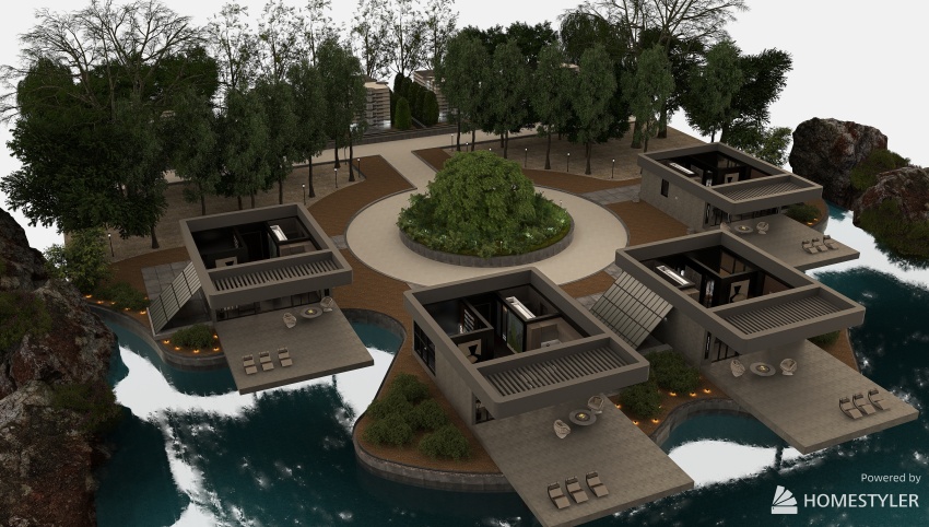 Waterside Residence 3d design picture 222.93
