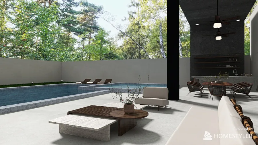 Modern Luxury Mansion 3d design renderings