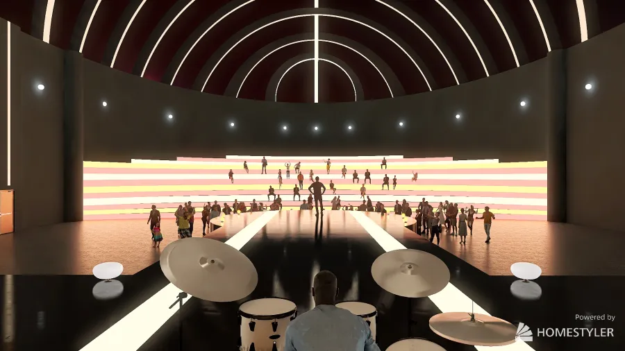 Music in Concert 3d design renderings