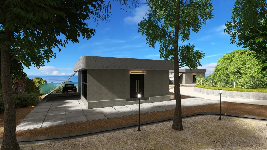 Waterside Residence 3d design renderings