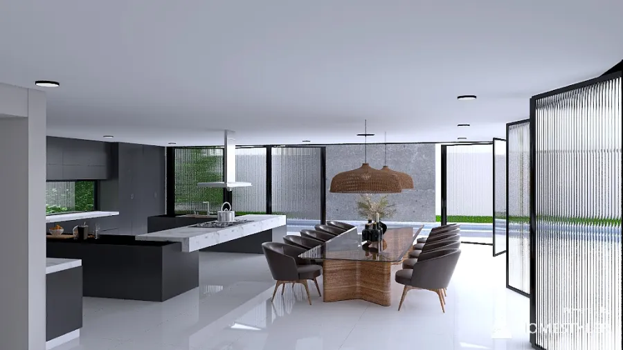 Modern Luxury Mansion 3d design renderings
