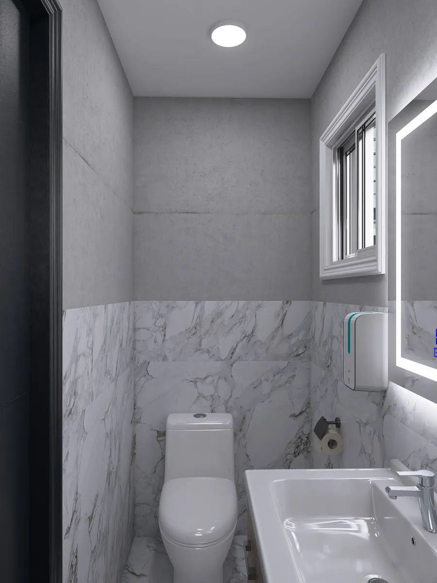men's bathroom 3d design renderings