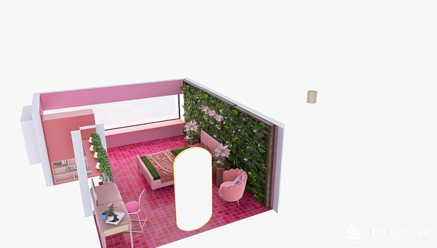 Habitacion rosa 3d design picture 15.25