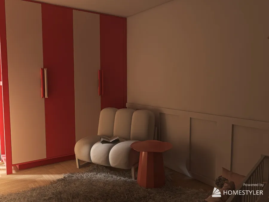 Bedroom Baby 3d design renderings