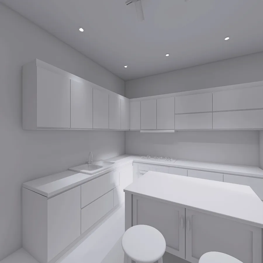 The Blank House 3d design renderings