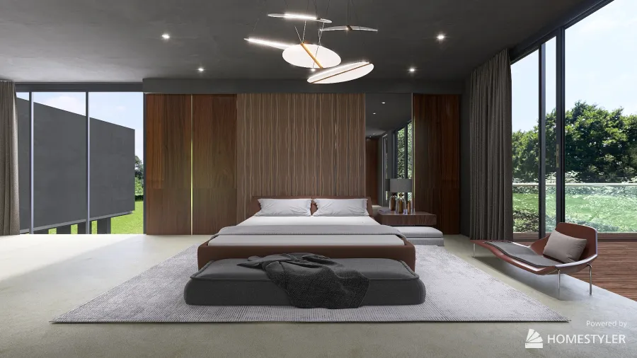 House on Lake Como 3d design renderings